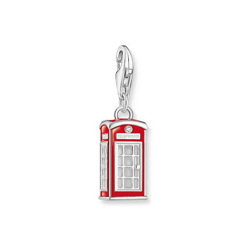 Luxoia - Thomas Sabo Charm-Anhänger rotes London Telefonhäuschen Silber - 2120-041-10