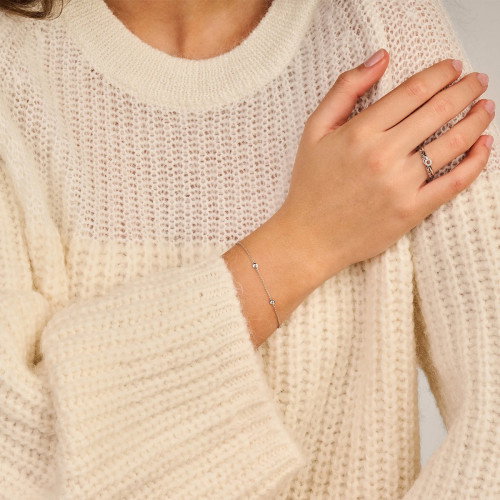 Luxoia - Blush Ring 14k Weissgold - 1217WZI