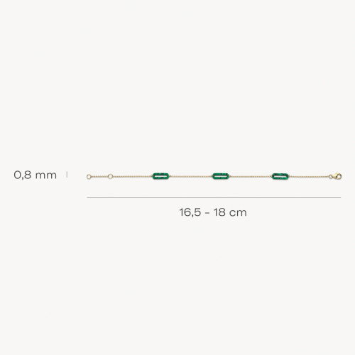 Luxoia - Blush Armband 14k Gelbgold - 2267YMA