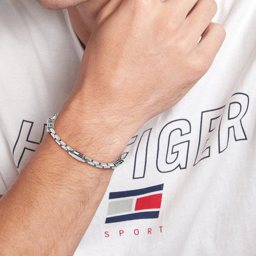 Luxoia - Tommy Hilfiger 3D Flag Metal Armband - 2790674