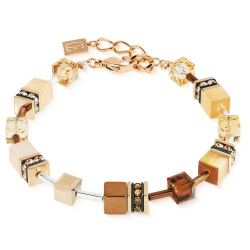 Luxoia - Coeur de Lion GeoCube Iconic Mocha Mousse Armband - 2838/30-1100