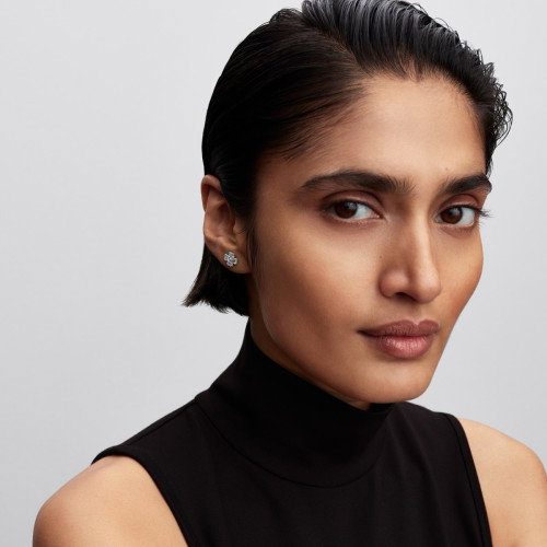 Luxoia - Pandora Funkelndes Glückskleeblatt Ohrstecker - 294500C01