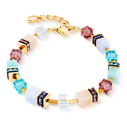 Luxoia - Coeur de Lion GeoCube Precious Statement Armband - 3039/30-1578