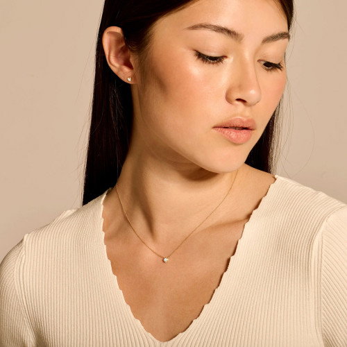 Luxoia - Blush Diamonds Halskette 14k Gelbgold - 3114YDI