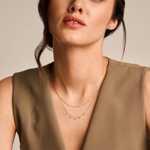 Luxoia - Blush Halskette 14k Gelbgold - 3157YZI