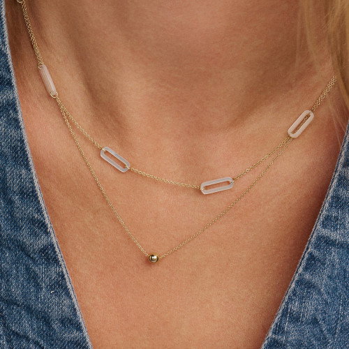 Luxoia - Blush Halskette 14k Gelbgold - 3204YMP