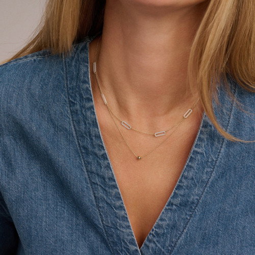 Luxoia - Blush Halskette 14k Gelbgold - 3204YMP