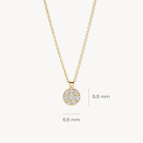 Luxoia - Blush Halskette 14k Gelbgold - 3206YZI