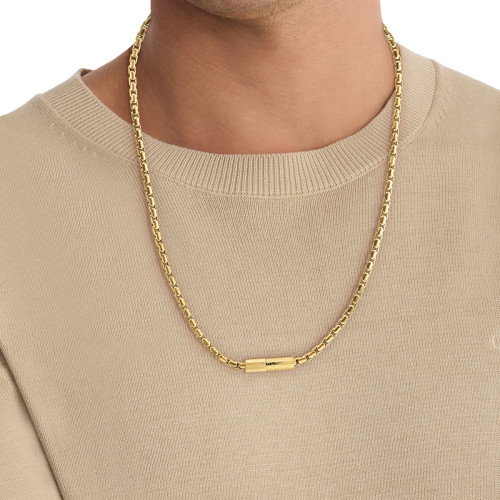 Luxoia - Calvin Klein Contoured Barrel Halskette - 35100093