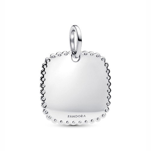 Luxoia - Pandora Gravierbarer Quadratischer Anhänger - 394009C01