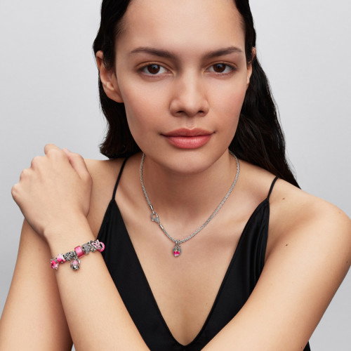 Luxoia - Pandora Rosafarbene Schnecke Charm - 794553C01