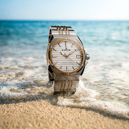 Luxoia - Edox Delfin 1973 Date Lady - 50504 357RM AIR