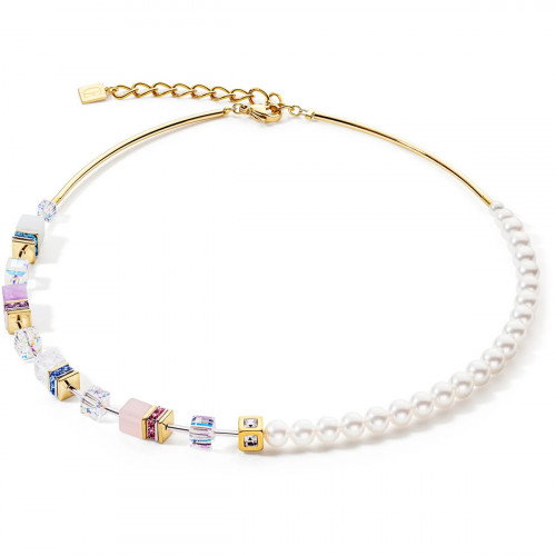 Luxoia - Coeur de Lion GeoCube Precious Fusion Pearls Halskette - 5086/10-1522