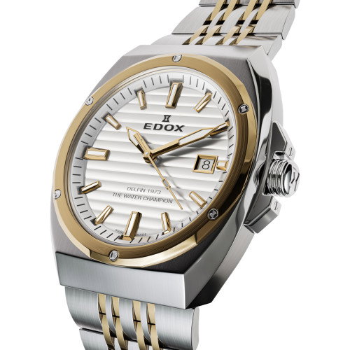 Luxoia - Edox Delfin 1973 Date Gents - 53032 357JM AID