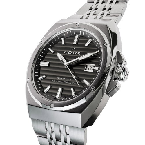 Luxoia - Edox Delfin 1973 Date Gents - 53032 3M NIN