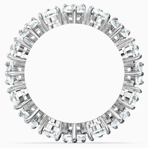 Luxoia - Swarovski Matrix Vittore Ring Tropfenschliff Weiss Rhodiniert