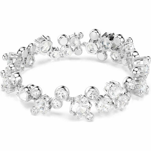Luxoia - Swarovski Constella Armband Verschiedene Schliffe Weiss Rhodiniert - 5722469