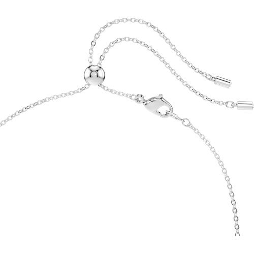 Luxoia - Swarovski Constella Halskette Verschiedene Schliffe Weiss Rhodiniert - 5722473