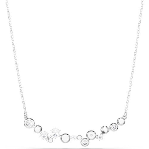 Luxoia - Swarovski Constella Halskette Verschiedene Schliffe Weiss Rhodiniert - 5722473