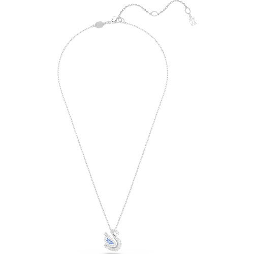 Luxoia - Swarovski Swan Halskette Verschiedene Schliffe Schwan Blau - 5723389
