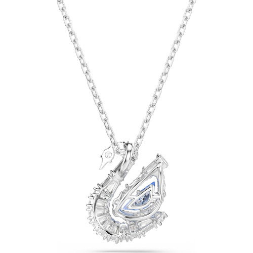 Luxoia - Swarovski Swan Halskette Verschiedene Schliffe Schwan Blau - 5723389