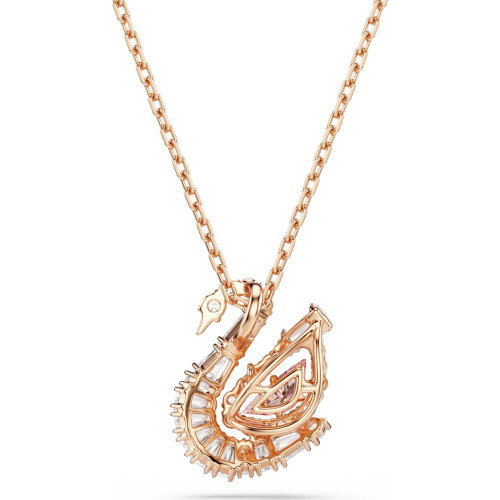 Luxoia - Swarovski Swan Halskette Verschiedene Schliffe Schwan Rosa - 5732414
