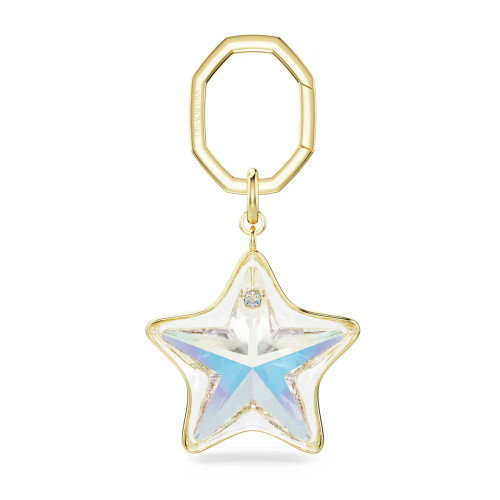 Luxoia - Swarovski Handtaschen Charm Verschiedene Schliffe Stern Weiss Goldlegierungsschicht - 5763027