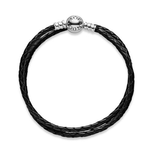 Luxoia - Pandora Schwarzes Zweifach Armband - 590745CBK