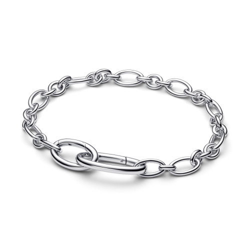 Luxoia - Pandora Aufklappbare Ovale Gliederketten Armband - 594678C00