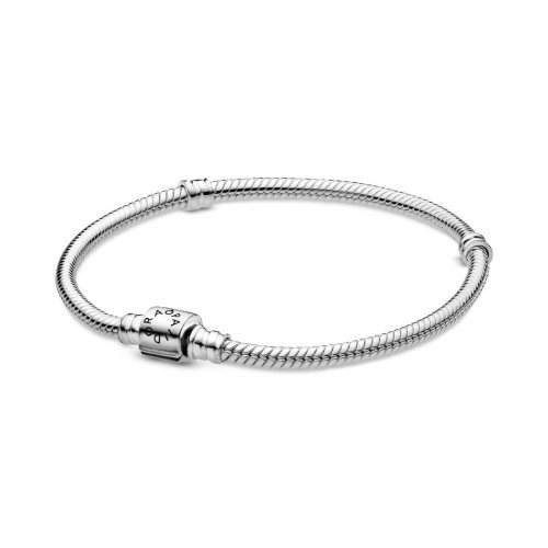 Luxoia - Pandora Verspieltes Zylinder Verschluss Schlangen Gliederarmband - 594596C00