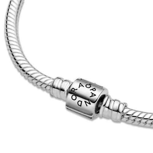 Luxoia - Pandora Verspieltes Zylinder Verschluss Schlangen Gliederarmband - 594596C00