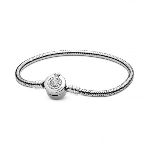 Luxoia - Pandora Moments Funkelndes Crown O Schlangen Gliederarmband - 599046C01