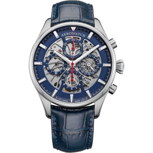 Luxoia - Aerowatch Les Grandes Classiques Chrono Skeleton - A 61989 AA07 1/2 SQ
