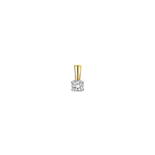 Luxoia - Blush Diamonds Anhänger 14k Gelbgold und Weissgiold - 6600BDI