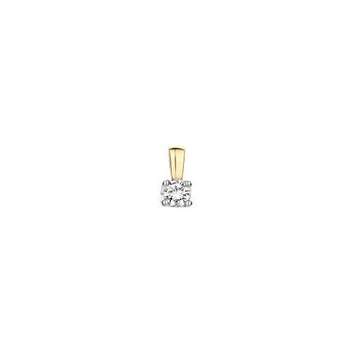 Luxoia - Blush Diamonds Anhänger 14k Gelbgold und Weissgiold - 6601BDI