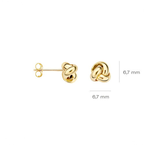 Luxoia - Blush Ohrstecker 14k Gelbgold - 7157YGO