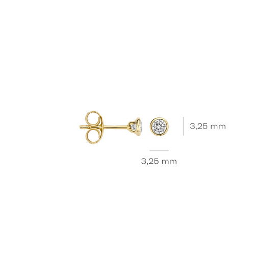 Luxoia - Blush Ohrstecker 14k Gelbgold - 7255YZI