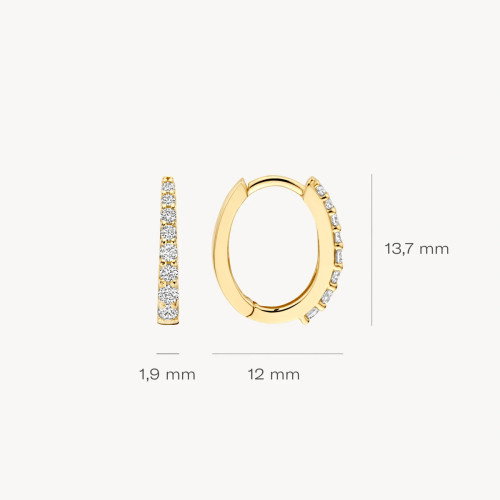 Luxoia - Blush Ohrringe 14k Gelbgold - 7341YZI