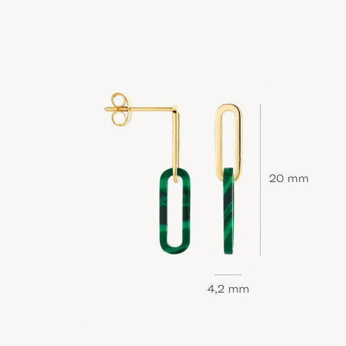 Luxoia - Blush Ohrringe 14k Gelbgold - 7394YMA