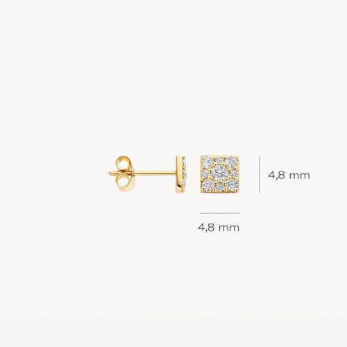 Luxoia - Blush Ohrstecker 14k Gelbgold - 7395YZI