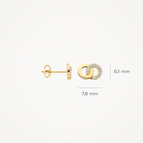 Luxoia - Blush Ohrstecker 14k Gelbgold - 7397YZI