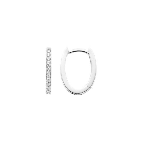 Luxoia - Blush Diamonds Ohrringe 14k Weissgold - 7622WDI