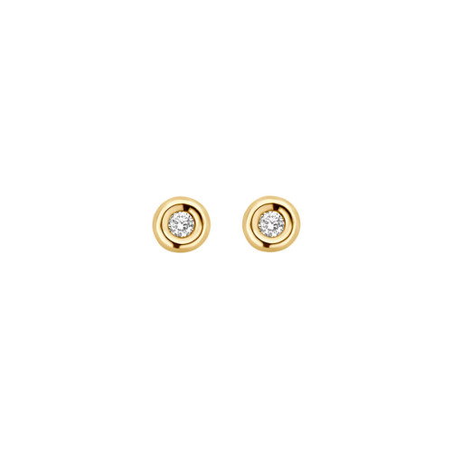 Luxoia - Blush Diamonds Ohrstecker 14k Gelbgold - 7627YDI