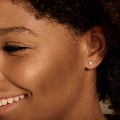 Luxoia - Blush Diamonds Ohrstecker 14k Weissgold - 7628WDI