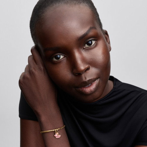 Luxoia - Pandora Rosafarbener Teilbarer Mutter & Tochter Charm - 763766C01