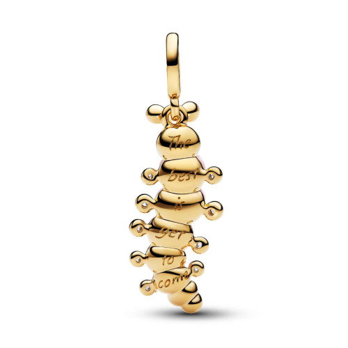 Luxoia - Pandora Rosafarbene Raupe Charm - 764489C01