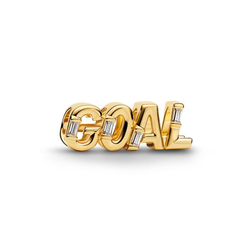 Luxoia - Pandora Goal Schriftzug Charm - 764709C01
