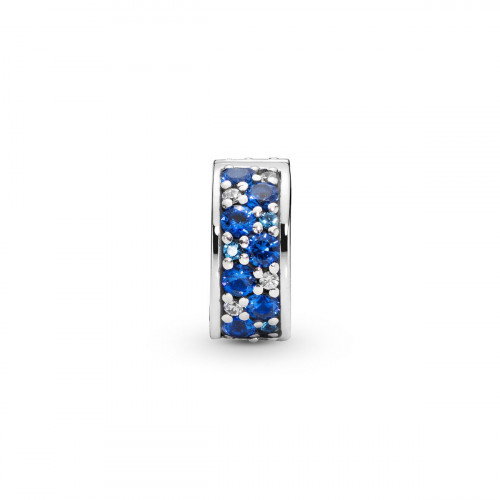 Luxoia - Pandora Blauer Pavé Clip Charm - 791817NSBMX