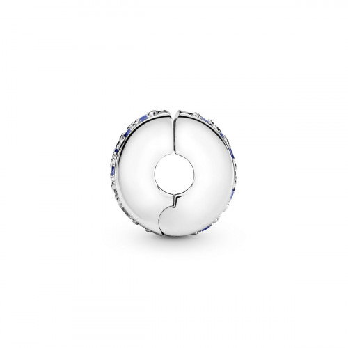 Luxoia - Pandora Blauer Pavé Clip Charm - 791817NSBMX