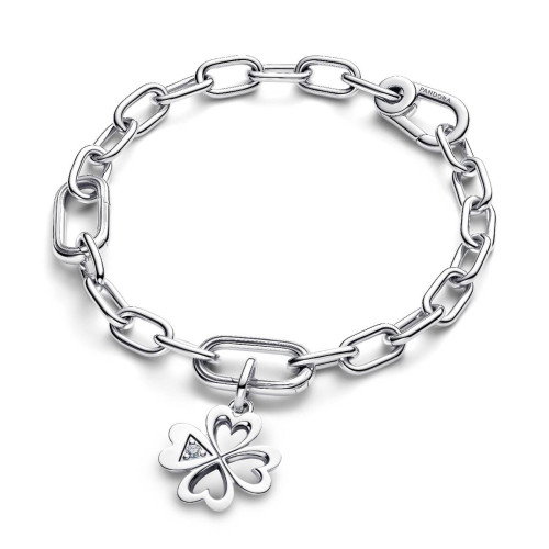 Luxoia - Pandora ME Herz Vierblättriges Kleeblatt Medaillon Charm - 793034C01